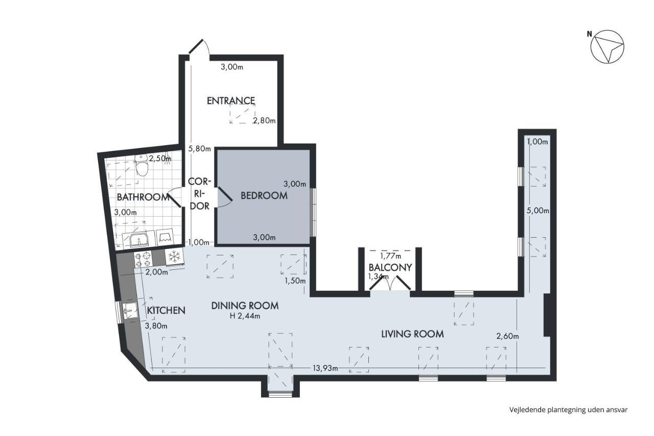 Sanders Regent - Adorable One-Bedroom Apartment Near Central Square Копенгаген Экстерьер фото